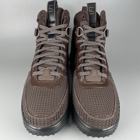 Nike Lunar Force 1 Men’s 8.5 Winterized Duck Boots Baroque Brown Sneakers Casual - Picture 2 of 8
